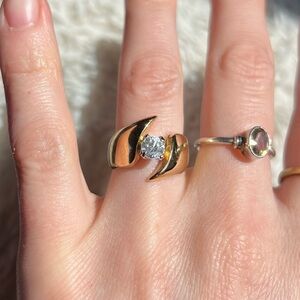 Vintage 18K Gold Plated Vargas Ring
